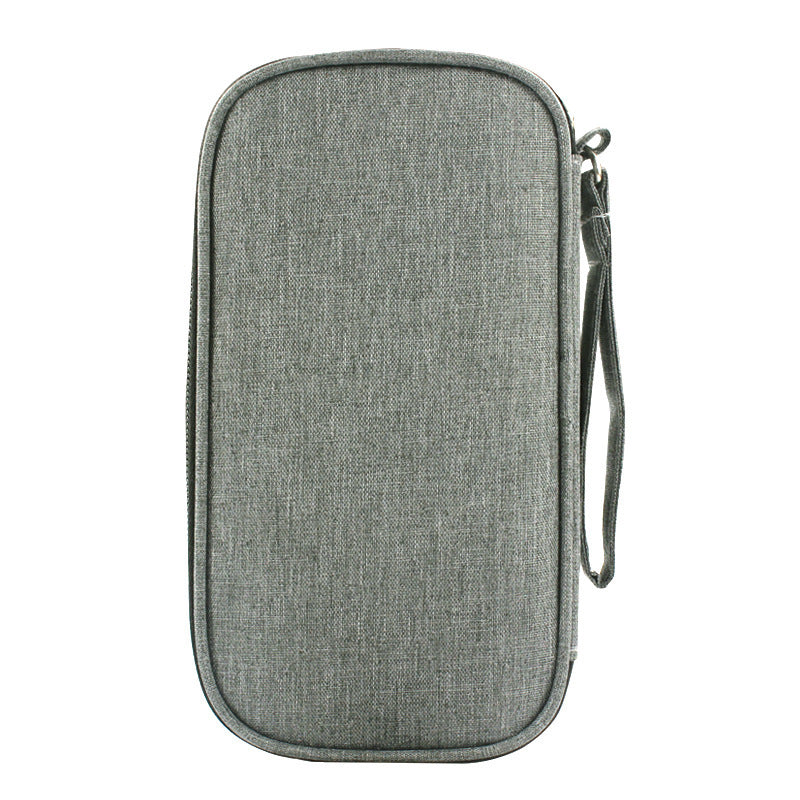 Digital Storage Bag Data Cable Storage Bag Grey Storages & Racks cable box cable pouch electronics electronics accessor travel bag