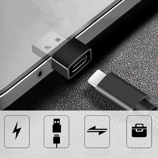 Usb To Type-c Adapter Type-c Female To Usb Male Computer Charger Otg Adapter Adapters & Converters adapter C type converter electronics electronics accessories USB