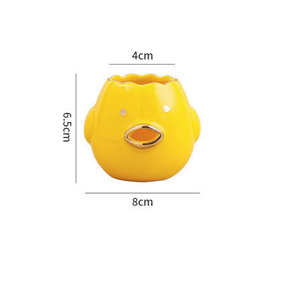 Innovative Ceramic Egg White & Yolk Separator - Creative Kitchen Filter Tool Golden yellow Egg seaprator cute egg seaprator egg separator kitchen kitchen accessories kitchen gadgets kitchen must haves kitchen tools kitchen utensils {{ product_collections }} {{ product_description }}