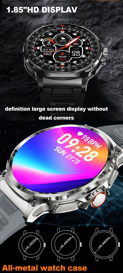 Round Screen Heart Rate Blood Oxygen Multi-sports Watch Smart Watches bluetooth calling electronics round dial smart watch