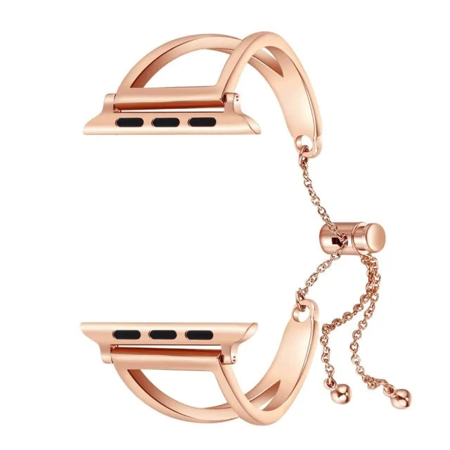 Upgrade Your Apple Watch with Our Stylish Straps Rose Gold 38mm or 40mm Apple Watch Bands apple watch apple watch band apple watch strap metallic stainless steel {{ product_collections }} {{ product_description }}