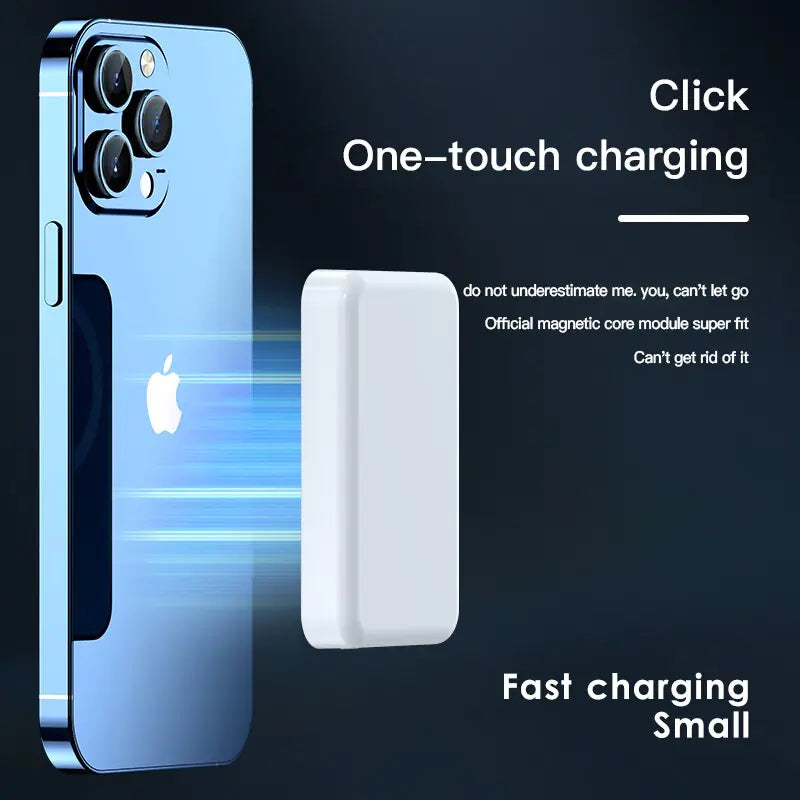 20000 mAh Mini Wireless Portable Power Bank | Fast Charging | Best iPhone 12/13 Charger Wireless Power Banks 20000 mah apple battery fast charger high capacity iphone magnetic magsafe portable premium quality wireless {{ product_collections }} {{ product_description }}