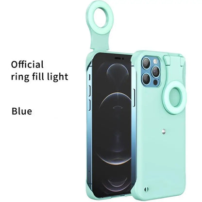 Ring Light Phone Case for iPhone Mobile Phone Cover & Protectors electronics iPhone mobile mobile accessories mobile case mobile cover mobile phone mobile phone accessories mobile phone accessories for blogging Mobile phone card case mobile phone cover mobile phone safety Privacy Magnetic Case For iPhone Ring Light Phone Case for iPhone