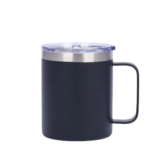 Insulated Double Wall Coffee Mug Black 360ML Mugs & Cups coffee cup coffee cup with lid coffee mug coffee mug with lid Coffee Mugs dinning dinning table home insulated coffee cup insulated coffee mug tea and coffee cups tea cup tea mug