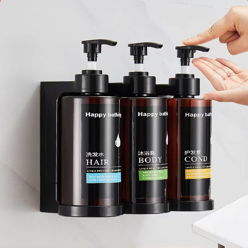 Punch-free Wall-mounted Manual Soap Dispenser Soap Dispenser Bathroom bathroom accessories bathroom items home soap soap dispenser