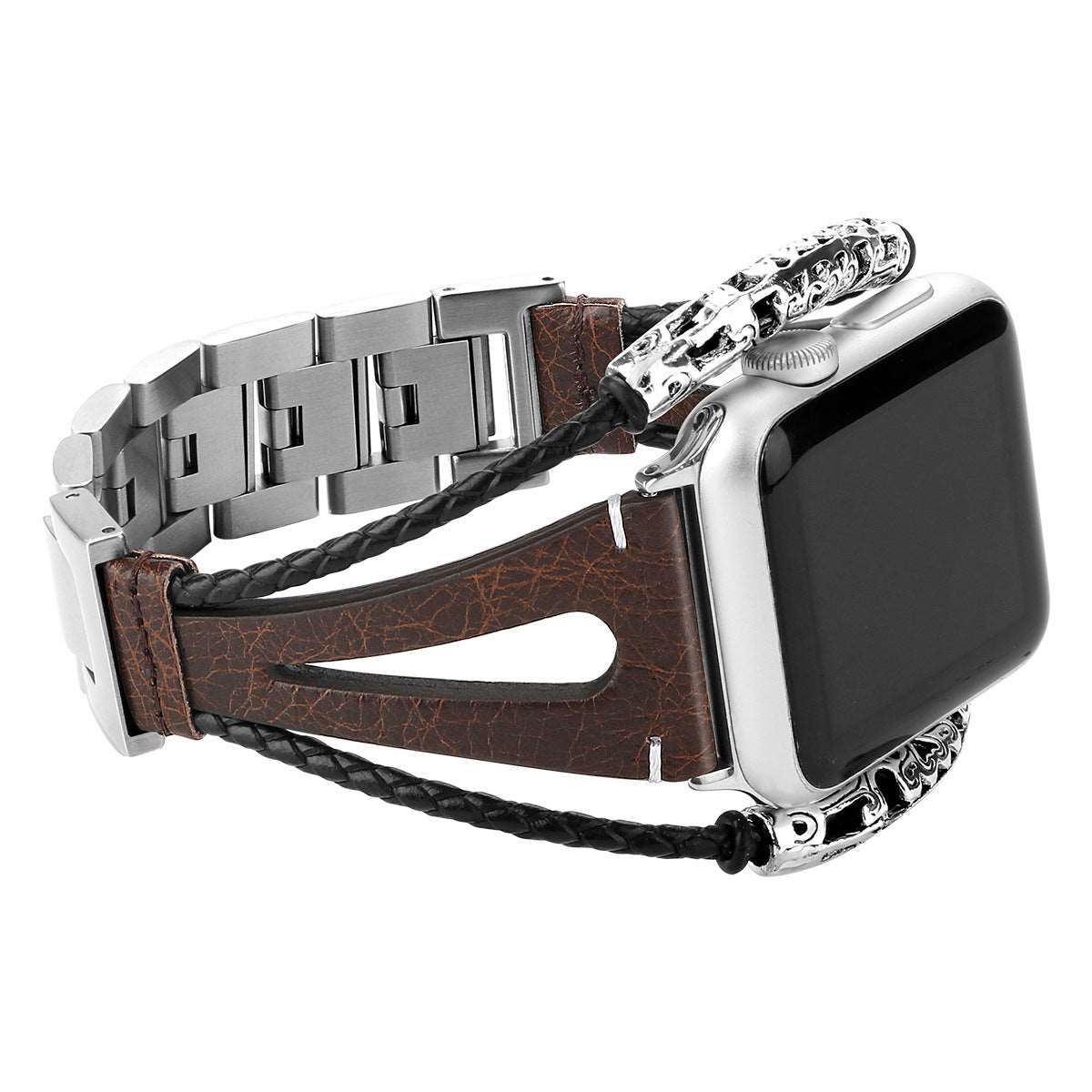 Smart Watch Band Metal Strap Open Brown Watch Strap electronics Smart Watch Smart Watch band Smart Watch strap