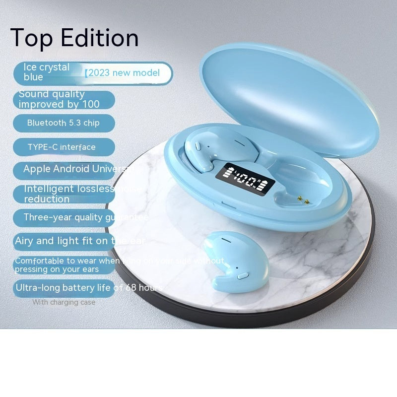 Bluetooth Headset For Bone Conduction, True Wireless In-ear style Top Version Sky Blue Headphones & Earbuds ANC audio bluetooth electronics in ear