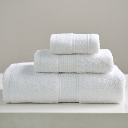 Minimalist Style Square Towel Towel Bath Towel Set Towel Pure Cotton White 3piece set Towels bath towel Bedding and towels best drying bath towel cotton towels Home towels