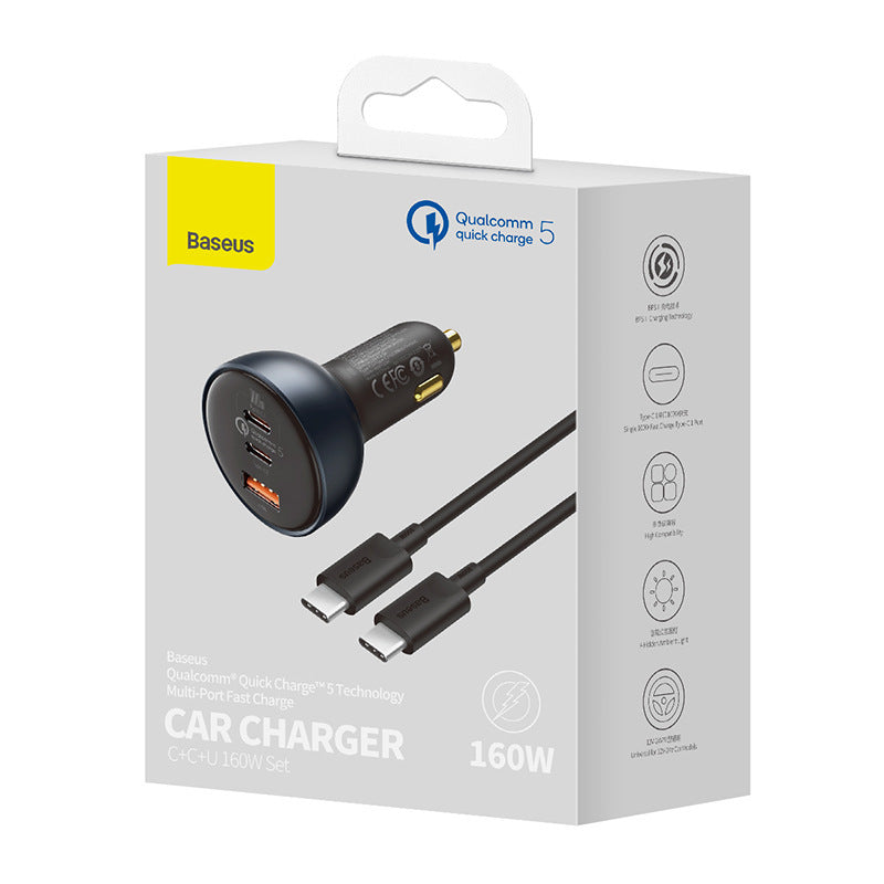 160W Fast Charge Car Charger – USB Cigarette Lighter Adapter for All Devices Mobile chargers for cars 160W Car Charger Car Charger for Laptops Cigarette Lighter Adapter Dual USB Car Charger Quick Charge Car Adapter Super Fast Car Charger USB Car Charger {{ product_collections }} {{ product_description }}