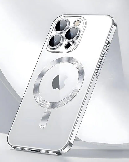 iPhone Clear Magnetic Case with MagSafe Silver iPhone 12 Pro Max Mobile Phone Cover & Protectors electronics iPhone iPhone Clear Magnetic Case with MagSafe magsafe mobile phone case and cover matchless matchless online matchlessonline mobile mobile accessories mobile case mobile cover mobile phone mobile phone accessories mobile phone cover mobile phone safety