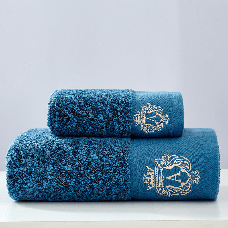 Pure Cotton Pure Austin Towel Bath Towel Set Blue Towels bath towel Bedding and towels best drying bath towel cotton towels Home towels