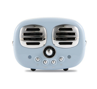 HM12 Retro Bluetooth Speaker Light Blue Speakers audio bluetooth speaker electronics matchless online retro