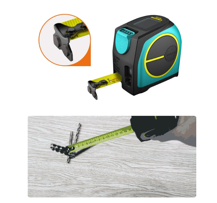 2 In 1 Laser Tape Measure Tool Electronic Distance Home Tools home home tools measuring tape