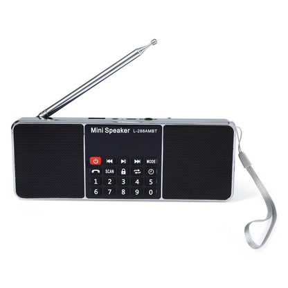 AM FM Radio Mini Portable Rechargeable Bluetooth Wireless Speaker Support TF Card USB Disk MP3 With LCD Screen Black Bluetooth version Speakers audio bluetooth speaker electronics matchless matchless online matchlessonline radio retro bluetooth speakers radio set rechargable portable bluetooth speakers speaker