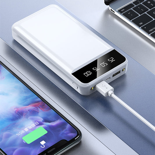 Light & Fashionable Power Bank 20000 MA Polymer Power Banks electronics emergency light fast charging multi ports portable power bank