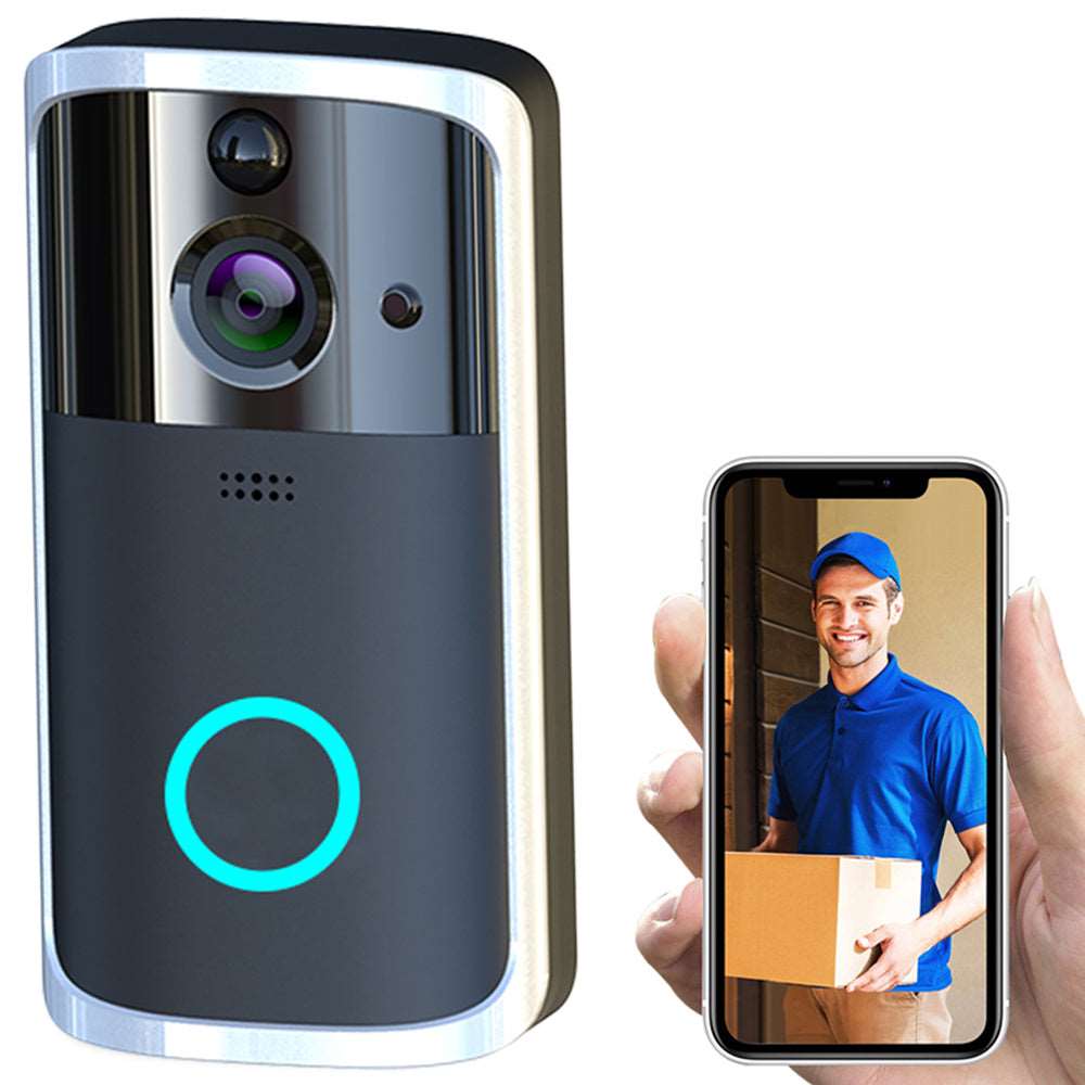 WiFi Video Doorbell Camera Doorbells Doorbell doorbell with camera doorbell with mobile connected camera doorbell with wifi connected camera home home security Intercom security Security Camera