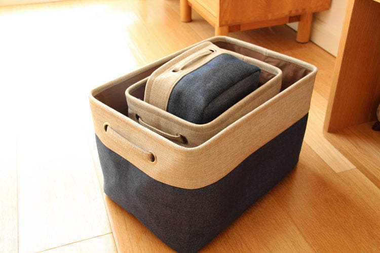 Storage Box made from Jute, for home and living room Storages & Racks foldable garden home organizer room storage table