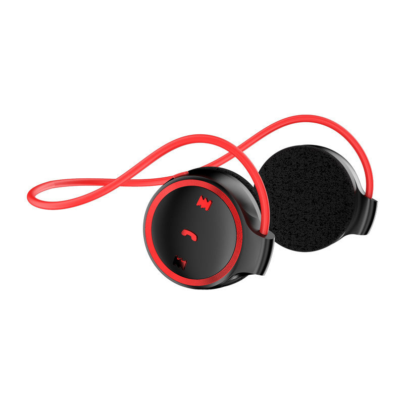 Bluetooth Headphones with Bone Conduction, Handsfree and Call Headsets Black red Headphones & Earbuds audio bluetooth electronics headphones memory over head TF card