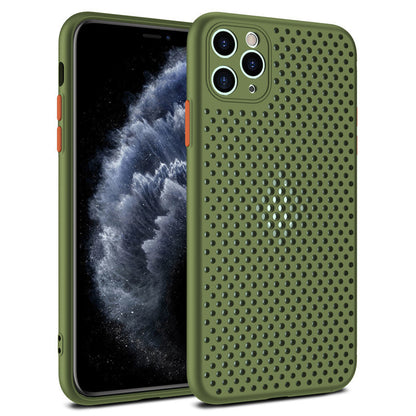 Ultimate Breathable Heat Dissipation iPhone Mesh Case | Anti-Drop Protection Matcha green iPhone cases breathable heat dissipation iPhone iPhone case light weight vibrant {{ product_collections }} {{ product_description }}