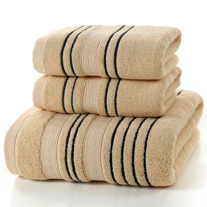 Long Staple Combed Cotton Towel Face Washing Face Towel Thick Cotton Ink Satin Khaki Towels bath towel Bedding and towels best drying bath towel cotton towels Home towels