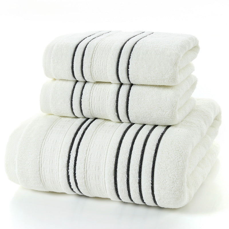 Long Staple Combed Cotton Towel Face Washing Face Towel Thick Cotton Ink Satin White Towels bath towel Bedding and towels best drying bath towel cotton towels Home towels