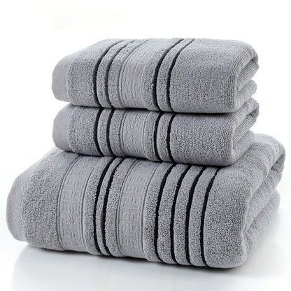 Long Staple Combed Cotton Towel Face Washing Face Towel Thick Cotton Ink Satin Gray Towels bath towel Bedding and towels best drying bath towel cotton towels Home towels