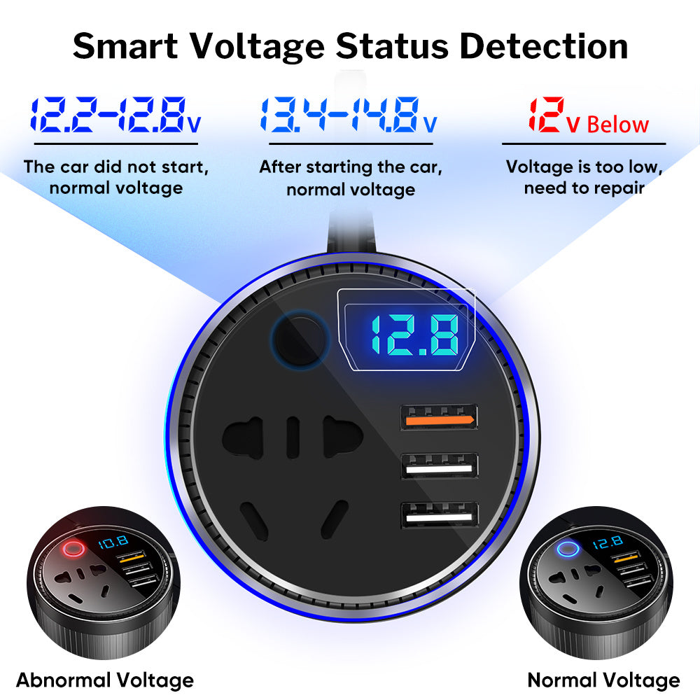 Multifunctional car inverter charger 0 {{ product_collections }} {{ product_description }}