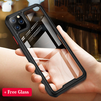 Transparent Silicone Case for iPhone | Business Style | PU+TPU iPhone cases air bag anti fall fall protection iPhone iPhone case new arrival plastic {{ product_collections }} {{ product_description }}