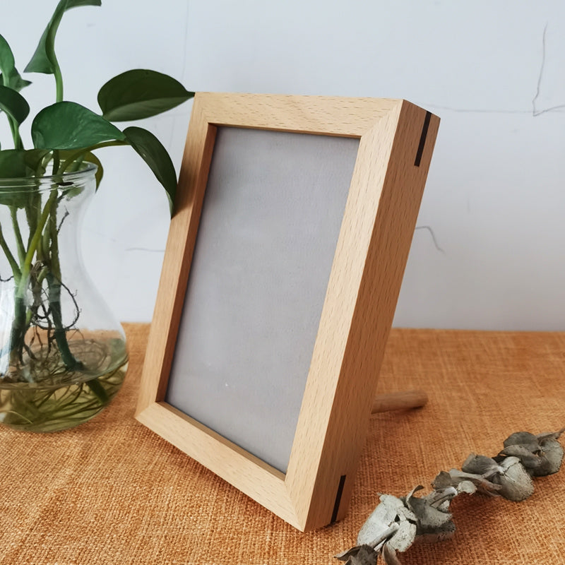 Hand Polished Beech Photo Frame Photo frames decor home photo frame