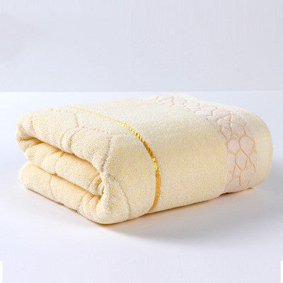 Thick cotton towel Yellow Towels bath towel Bedding and towels best drying bath towel cotton towels Home towels