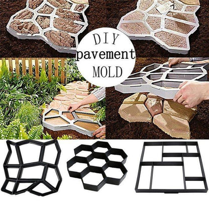 Ultralight diy garden paving mould hexagonal fancy mould Home and Garden garden garden decoration home pavement blocks