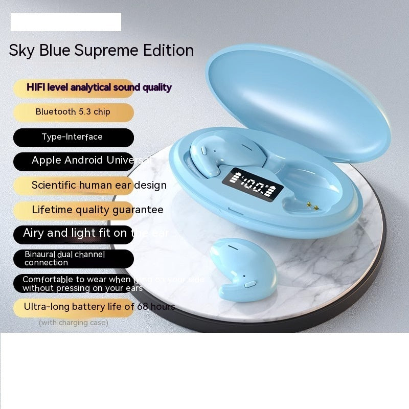 Bluetooth Headset For Bone Conduction, True Wireless In-ear style Extreme Edition Sky Blue Headphones & Earbuds ANC audio bluetooth electronics in ear