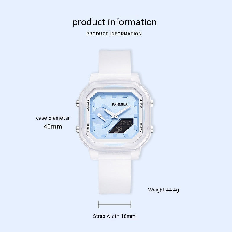 Multifunctional Student Electronic Watch Luminous Casual Jelly Silicone Watch Smart Watches electronics smart watch