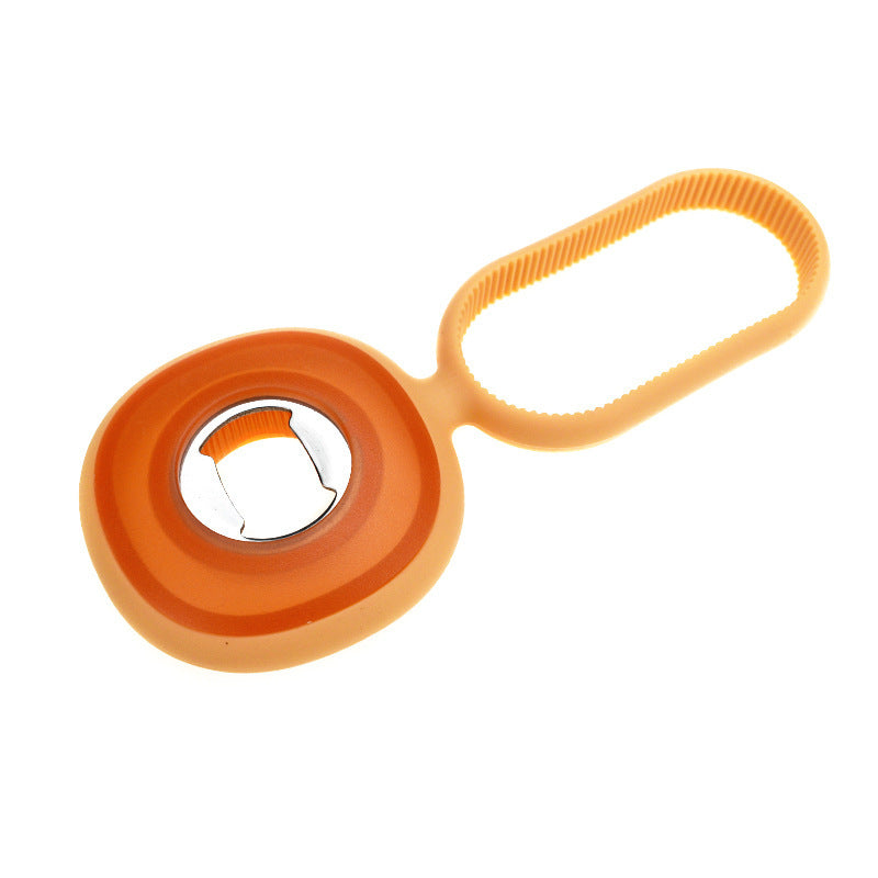 Multifunctional silicone bottle opener Orange Bottle & Can Opener bottle opener can opener kitchen kitchen accessories