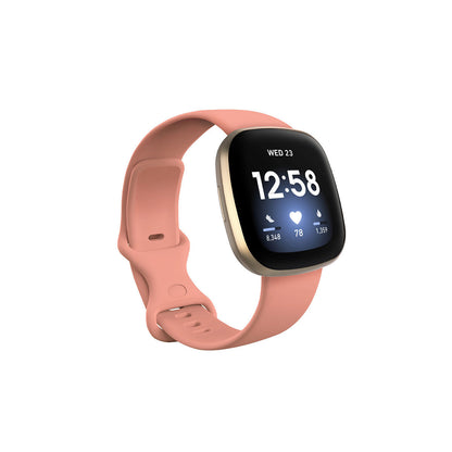 Smart Watch Tpu Silicone Original Strap Versa3 Strap Pink Watch Strap electronics smart watch smart watch band smart watch strap versa 3