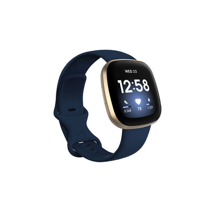 Smart Watch Tpu Silicone Original Strap Versa3 Strap Dark Blue Watch Strap electronics smart watch smart watch band smart watch strap versa 3