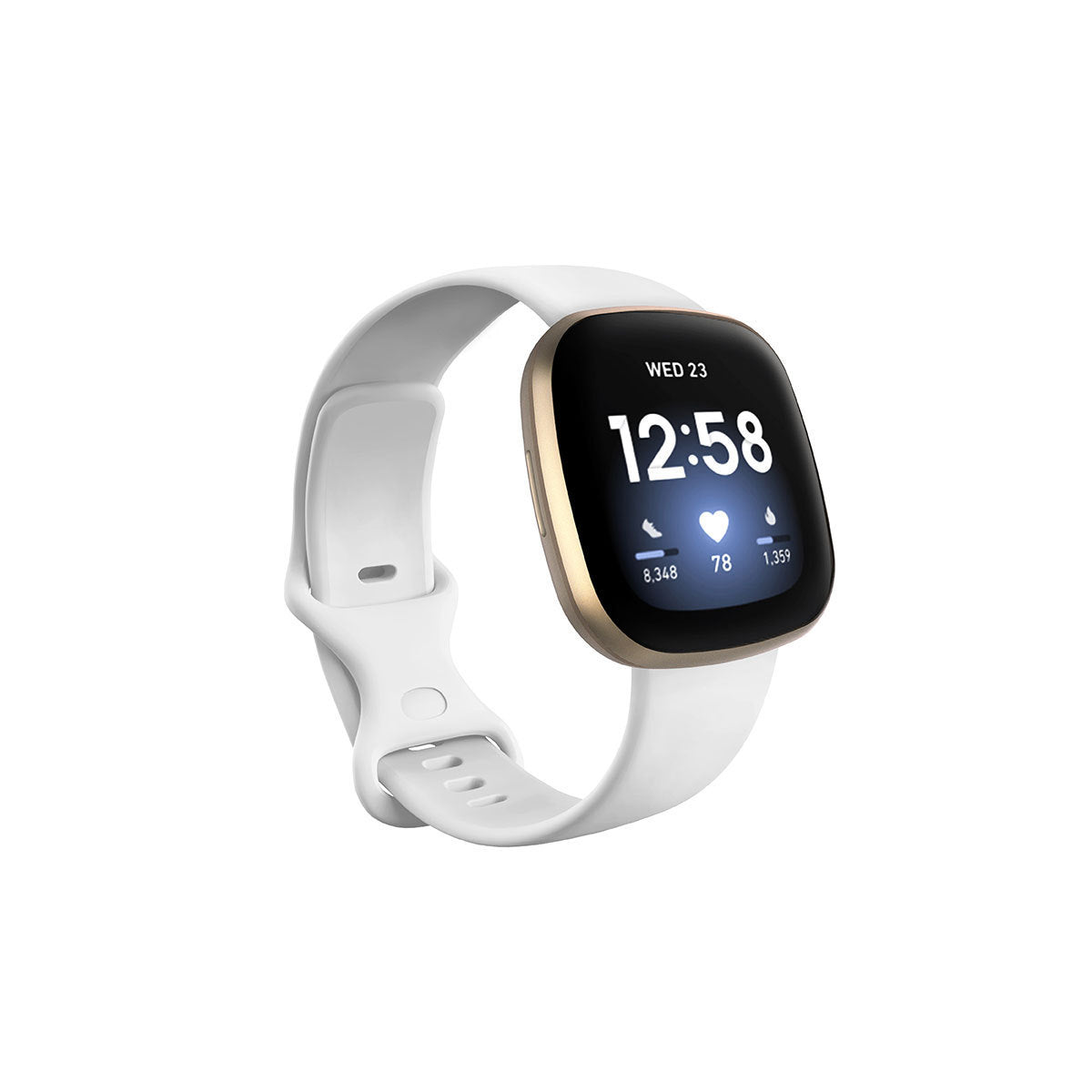 Smart Watch Tpu Silicone Original Strap Versa3 Strap White Watch Strap electronics smart watch smart watch band smart watch strap versa 3