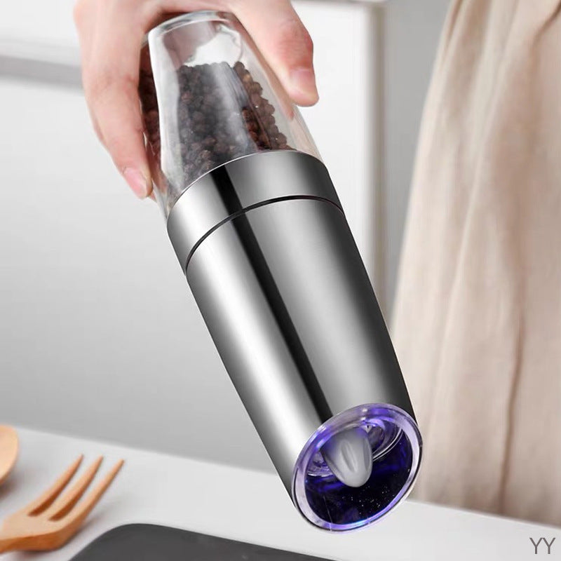 Electric Gravity Pepper Grinder Salt Grinder Adjustable Coarseness Spice grinder dinning table kitchen kitchen accessories kitchen gadgets pepper grinder salt grinder spice grinder {{ product_collections }} {{ product_description }}