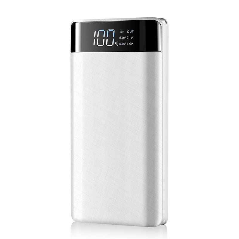 Power Bank 20000mAh Creative 80000M Digital Display Power Bank White 20000mah Power Banks electronics electronics accessories fast charging LED display lithium battery multiports power bank