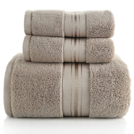 Cotton Towel Bath Towel 3 3 Piece Towel 6 6 Piece Towel Wholesale Towel Sets Brown
