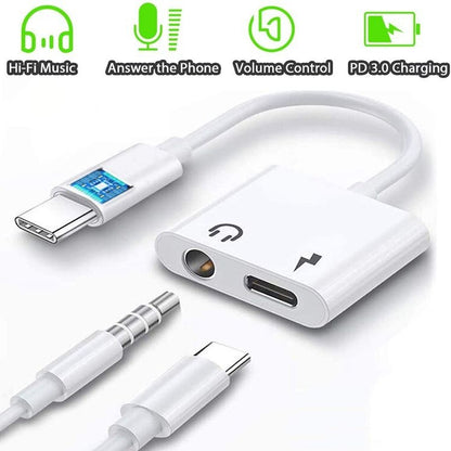 Type C Digital Adapter DAC Decoding To 3.5mm Adapter Cable Adapters & Converters accessories adapter audio c type converter electronics power