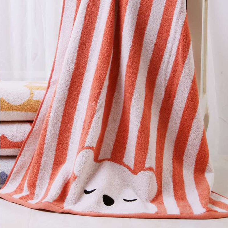 Cartoon Bath Towel Soft Absorbent Multicolor Baby Bath Towel Towels baby towel bath towel home towel towel for kids