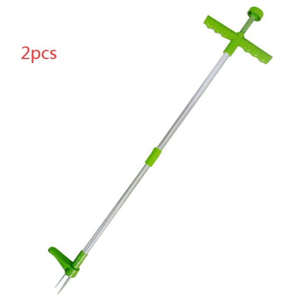 Simple Artifact For Road Gap Weeding Hook Style A 2pcs Garden Tools garden garden tool home longs prong grab weed puller