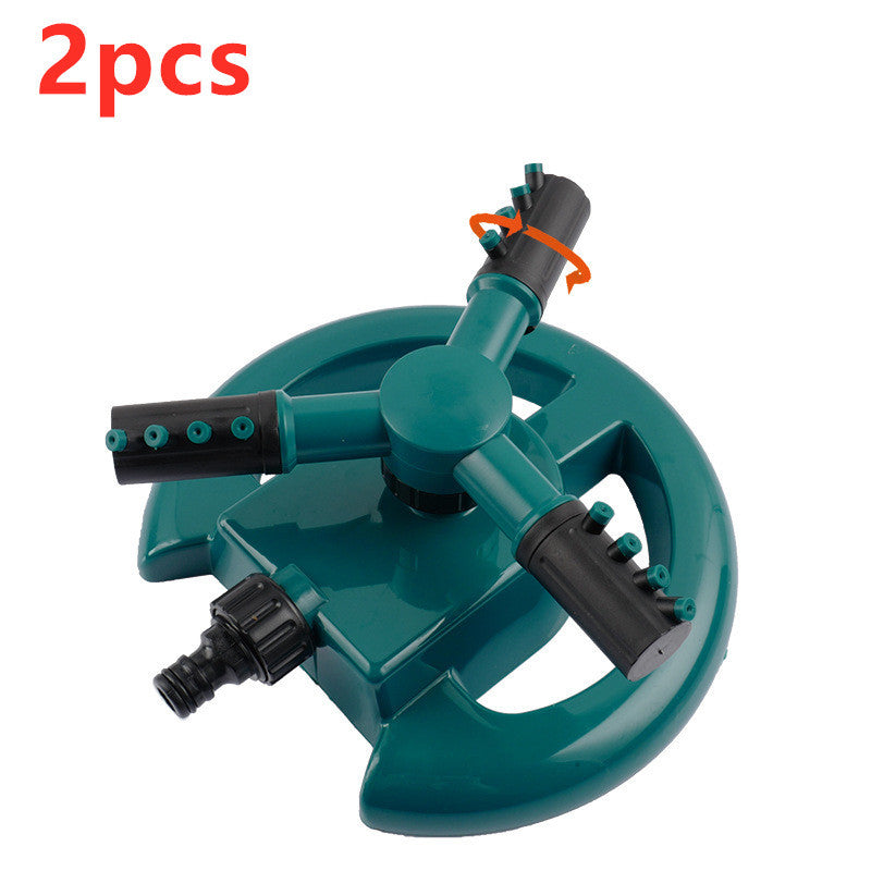 360 Rotating Sprinkler Big 3 fork 2pcs Water Devices 360 water sprinkler garden garden tools home