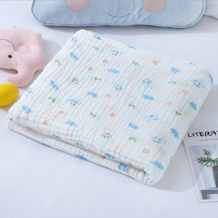 Baby Towel, Children's Pure Cotton Gauze Bath Towel, Six Layer, Pure Cotton and Super Soft Bath Towel D Towels baby towel bath towel Bedding and towels home towel