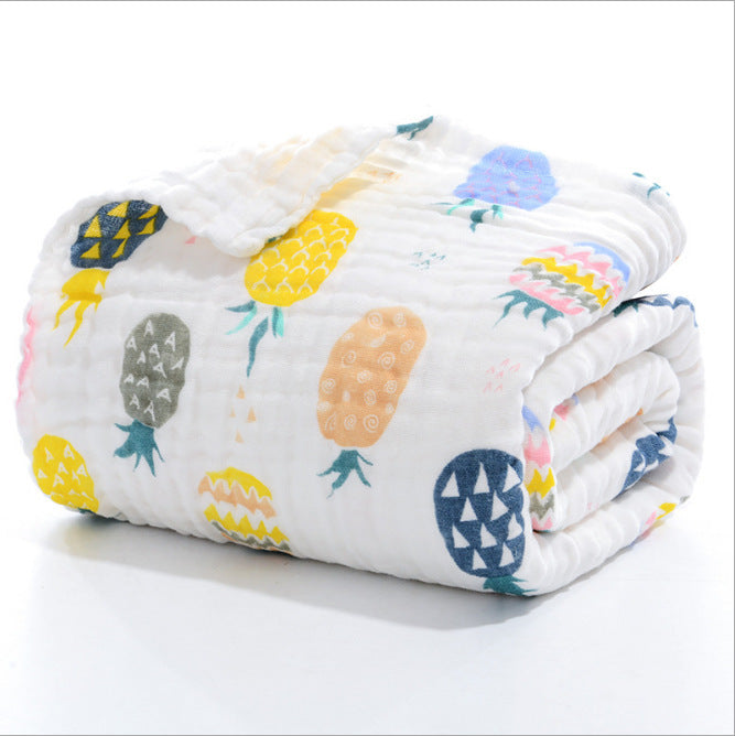 Baby Towel, Children's Pure Cotton Gauze Bath Towel, Six Layer, Pure Cotton and Super Soft Bath Towel F Towels baby towel bath towel Bedding and towels home towel