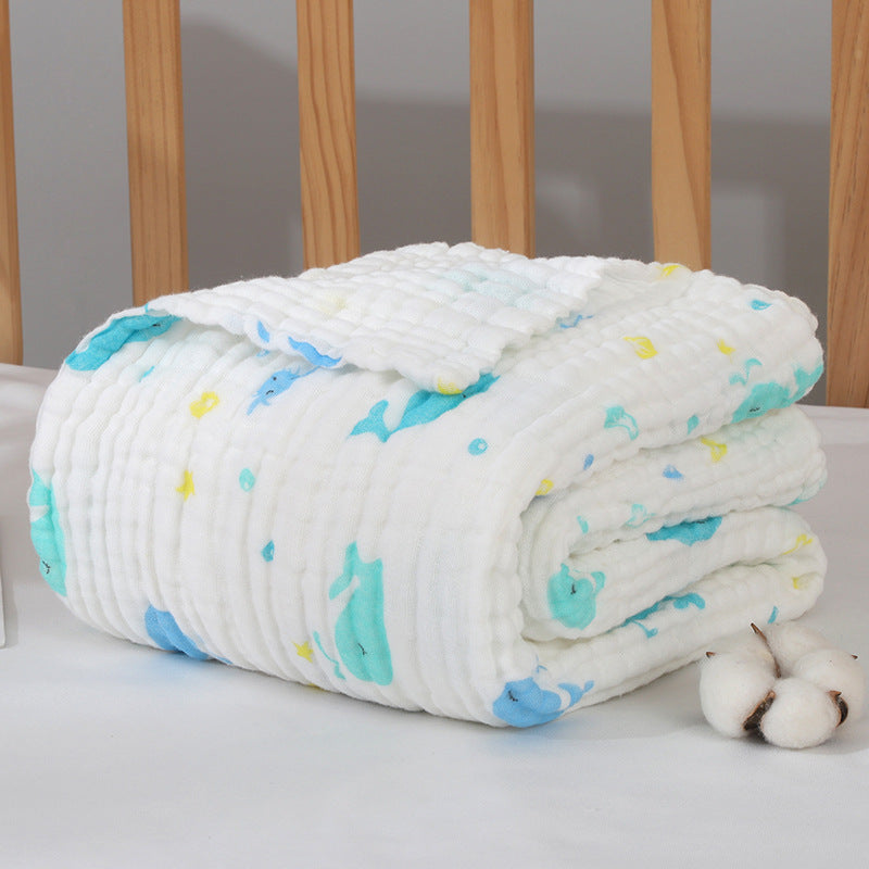 Baby Towel, Children's Pure Cotton Gauze Bath Towel, Six Layer, Pure Cotton and Super Soft Bath Towel G Towels baby towel bath towel Bedding and towels home towel