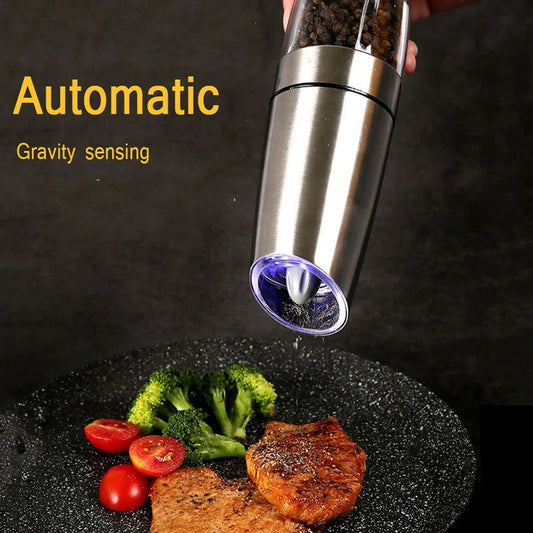 Electric Gravity Pepper Grinder Salt Grinder Adjustable Coarseness Spice grinder dinning table kitchen kitchen accessories kitchen gadgets pepper grinder salt grinder spice grinder {{ product_collections }} {{ product_description }}