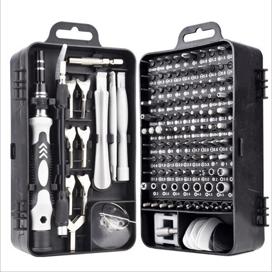 Screwdriver Tool Set Combination Repair Screwdriver Black gray 135in1 Home Tools home home tools L key set Multifunctional tool screw driver set