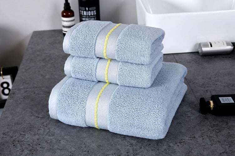 24 Style Premium Cotton Hand Towel Hotel Swimming Towel Light Blue Towels bath towel Bedding and towels best drying bath towel cotton towels Home towels